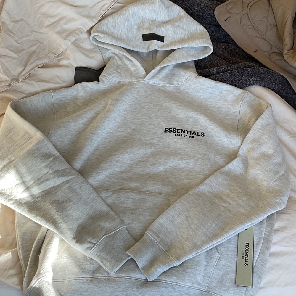 Fear of God Essentials Hoodie 'Light Oatmeal' XS men’s